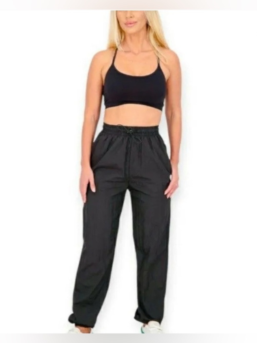 Topshop Adjustable Cinched Track Joggers